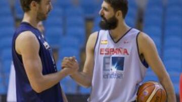 Pau Gasol y Nikola Mirotic.