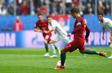 Cristiano Ronaldo marca el 0-1 de penalti. 