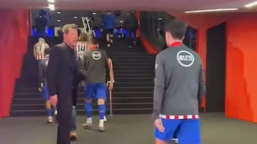 Julián se cruza con Simeone en el túnel y deja una escena que va a dar que hablar: no va a gustar a los atléticos