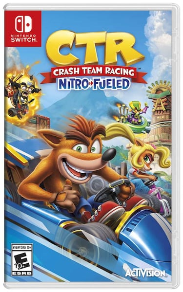 Crash Team Racing Nitro-Fueled cambia su arte de portada
