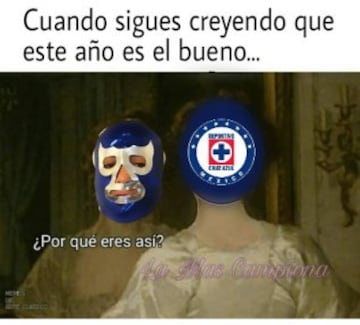 Cruz Azul volvió a hacer de las suyas y los memes no perdonan