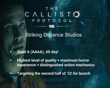 The Callisto Protocol muestra sus primeras imágenes y promete que saldrá en 2022