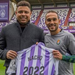 Nacho renueva como blanquivioleta hasta 2022