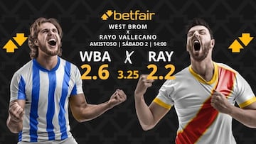 West Brom vs. Rayo Vallecano: horario, dónde ver y pronósticos