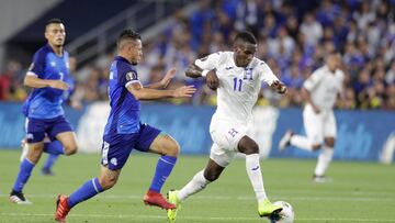 during the game El Salvador vs Honduras, corresponding to Group C of the 2019 CONCACAF Gold Cup, at Banc of California Stadium, Los Angeles, on June 25, 2019.   &lt;br&gt;&lt;br&gt;   durante el partidoEl Salvador vs Honduras, Correspondiente al Grupo C d