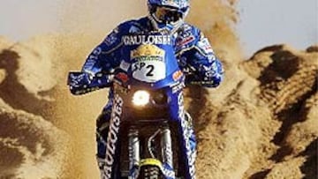 <b>VIRTUAL VENCEDOR. </b>Cyril Despres no quiere sustos y ha vuelto a ganar una etapa, la penúltima antes de llegar a la meta.