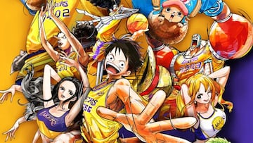One Piece Los Angeles Lakers anuncio espectacular