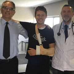 La operación de clavícula de Tito Rabat "resultó un éxito"