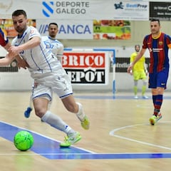 El Barça gana a un gran O Parrulo que renunció al empate