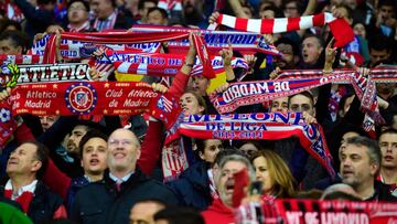 Aficionados del Atl&eacute;tico.