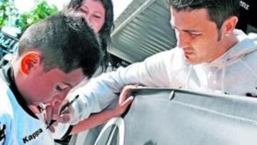 <b>VUELVE EN LIGA. </b>Tras no poder jugar contra el Barça por lesión y ser expulsado el jueves en los minutos que tuvo en UEFA, Villa regresa en la Liga.