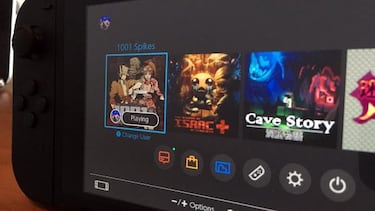 Primera imagen real del menú de Nintendo Switch