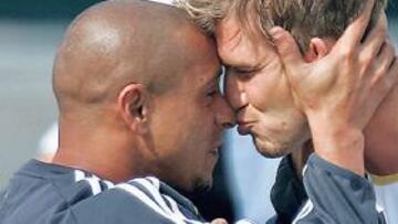 Roberto Carlos es feliz en el Madrid.