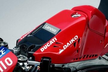 Detalle de la nueva Ducati.