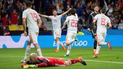 Spain line out in 'lucky' away strip against Portugal