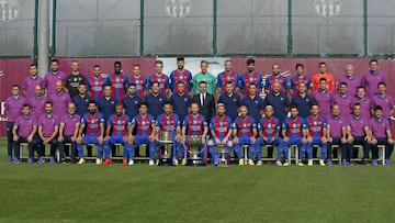 El Barcelona hace la foto oficial de la temporada 2016/2017