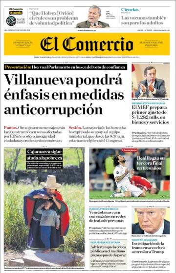 Las portadas de la prensa tras el Real Madrid-Bayern Múnich