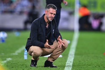 Martin Demichelis head coach of Monterrey during the 6th round match between Monterrey and Toluca as part of the Liga BBVA MX, Torneo Apertura 2024 at BBVA Bancomer Stadium on August 31, 2024 in Monterrey, Nuevo Leon, Mexico.