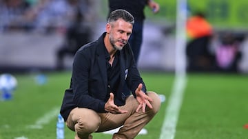 Martin Demichelis head coach of Monterrey during the 6th round match between Monterrey and Toluca as part of the Liga BBVA MX, Torneo Apertura 2024 at BBVA Bancomer Stadium on August 31, 2024 in Monterrey, Nuevo Leon, Mexico.