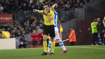 07/03/20 PARTIDO PRIMERA DIVISION
BARCELONA - REAL SOCIEDAD
JUGADA REVISION VAR PENALTI POR MANO DE
ROBIN LE NORMAND ARBITRO MARTINEZ MUNERA