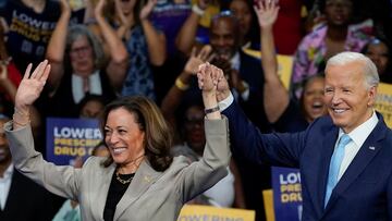 Administration’s progress will continue under Harris says Biden