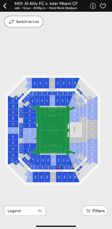 Caída estrepitosa en los precios para el debut de Messi en el Mundial de Clubes