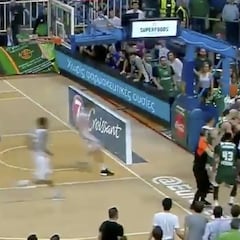 Calentito es poco: la tangana entre Rudy y Antetokounmpo