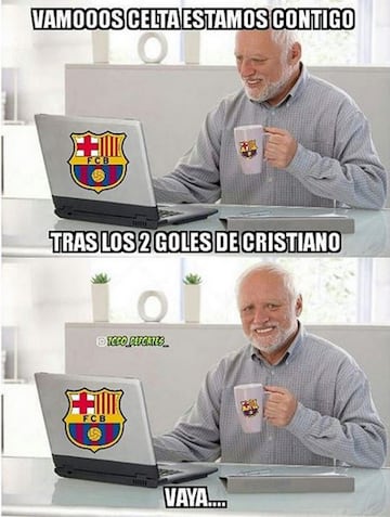 Cristiano y el Barça protagonistas de los memes más divertidos