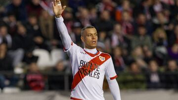 Raúl de Tomas, jugador del Rayo Vallecano.