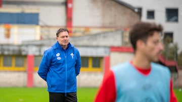 Cristóbal Parralo, técnico del Racing de Ferrol.