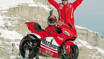 Checa, con la nueva Ducati.