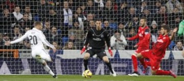 04/02/15 PARTIDO PRIMERA DIVISION
ATRADASO DE LA JORNADA 16
REAL MADRID - SEVILLA
SEGUNDO GOL JESE 2-0