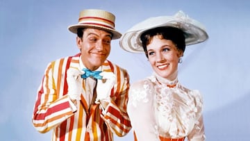 mary poppins dick van dyke disney disneyland homenaje