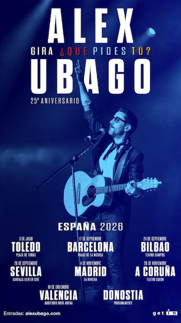 Álex Ubago: “Mucha gente se sorprendería si se viniera conmigo de farra...”