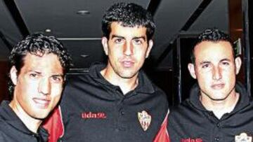 <b>LLEGADA. </b>La expedición del Almería llegó a Málaga en la tarde de ayer y ya está concentrado en el hotel Málaga Palacio.