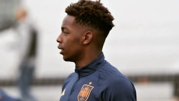 El Real Madrid pretende a Ariel Nkogue, cadete del Atlético de Madrid.