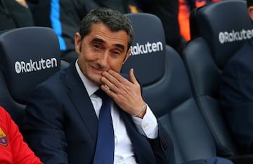 Ernesto Valverde entrenador del Barcelona 