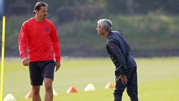 Ibrahimovic y Mourinho