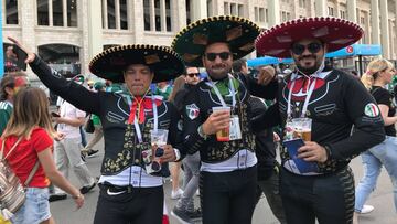 Mexicanos se adueñan de Luzhniki