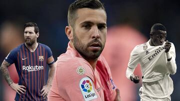 A Jordi Alba le preguntan por la comparación Vinicius-Messi: la respuesta se ha hecho viral