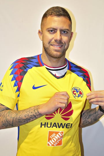 Las primeras imágenes de Jérémy Ménez con los colores del América