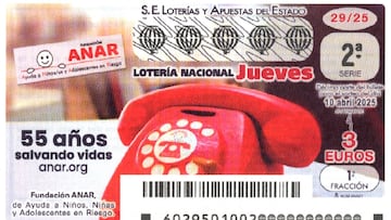 Lotería Nacional: comprobar los resultados del sorteo de hoy, jueves 10 de abril