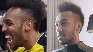 Aubameyang indigna al Dortmund por su nuevo look