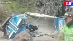 Huge boulders fell onto a highway, pulverizing the vehicles in their wake with the whole thing caught on a dashcam. Miraculousy, both drivers survived.