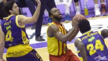 Jacob Pullen, durante el partido ante el CB Valladolid. 