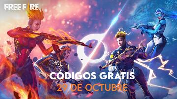 Free Fire | Códigos de hoy sábado 29 de octubre de 2022: recompensas gratis