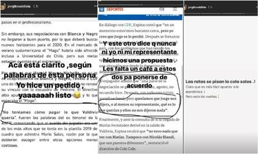Valdivia arremete contra ByN: "Las ratas se pisan la cola solos"