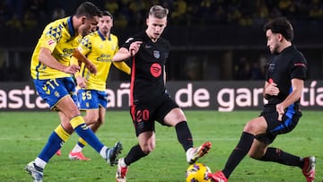 Jaime Mata, contra el Barça.