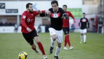 Caneda salva un punto para el Mirandés en el minuto 88