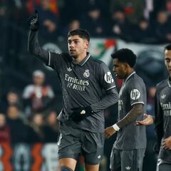 Federico Valverde y la contundencia con los disparos desde fuera del área